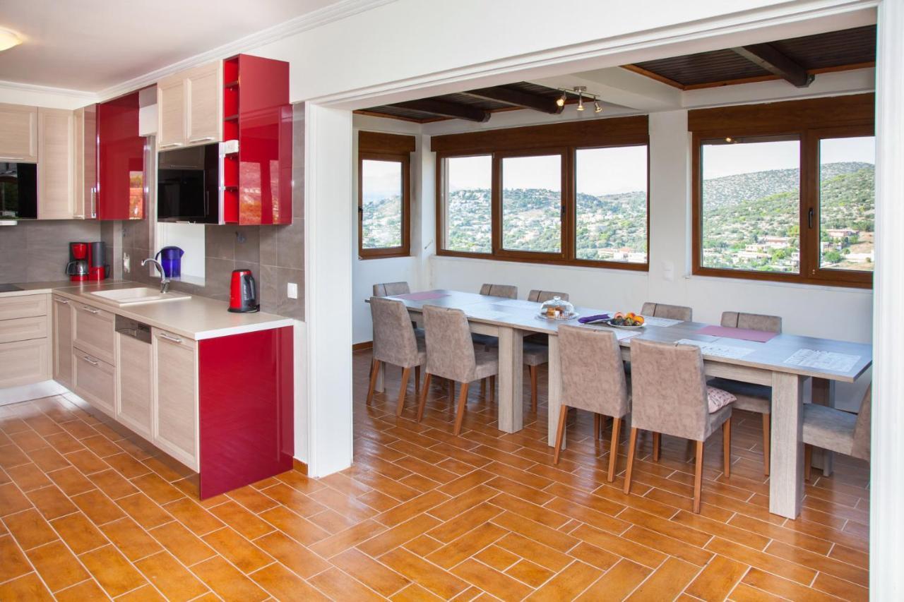 Villa Apex With Seaview Lagonisi Ngoại thất bức ảnh